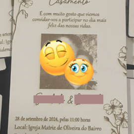 Convite para casamento 1
